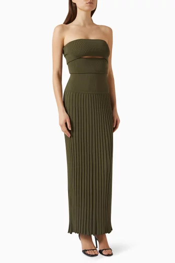 Sunray Knit Dress in Viscose Blend