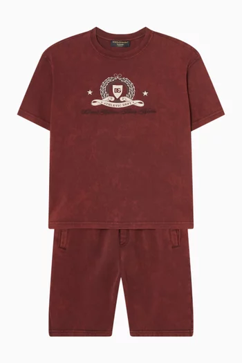 تي شيرت بطبعة قطن