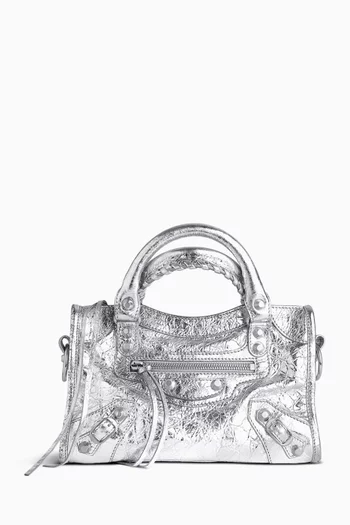 حقيبة لو سيتي ميني جلد ماعز أرينا لامع