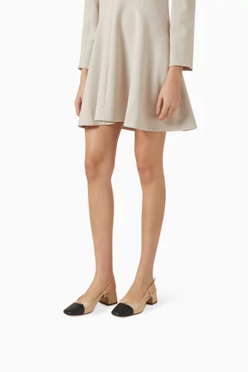 حذاء كلاسيك تارا بسير خلفي جلد