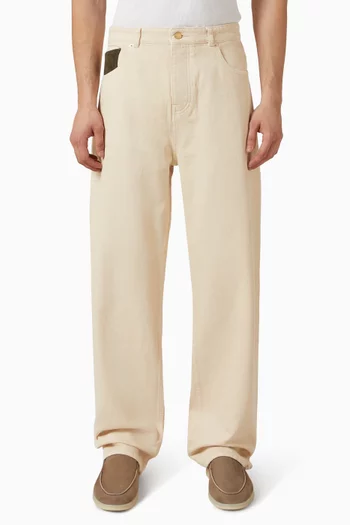 Straight-leg Jeans in Denim