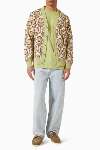 Slogan Rose T-Shirt in Cotton