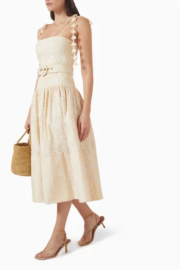 فستان ميرسي بحزام