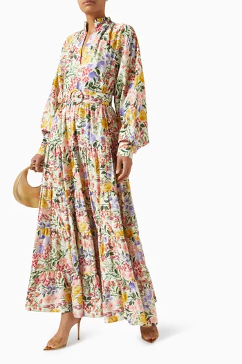 فستان بانسي بطبقات متعددة