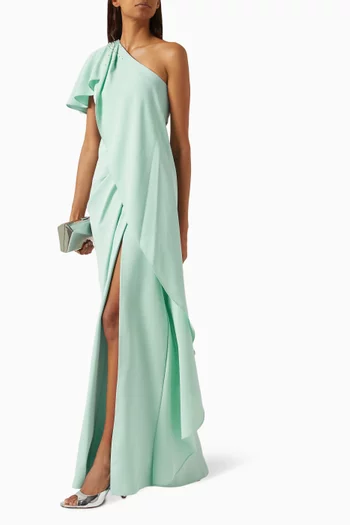 Lures Gown in Dorsay Crepe