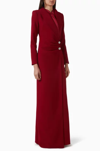 Velora Buttoned Maxi Dress