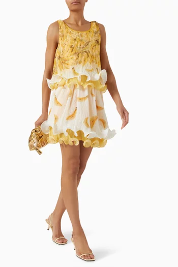 Bathers Flutted Pleat Mini Skirt