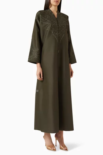 Bead-embellished Abaya