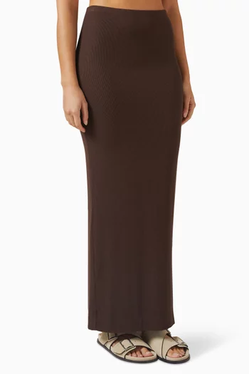 تنورة إيما طويلة مزيج رايون