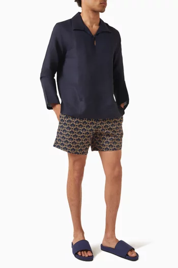 Turtles Chain Stretch Short Swim Shorts