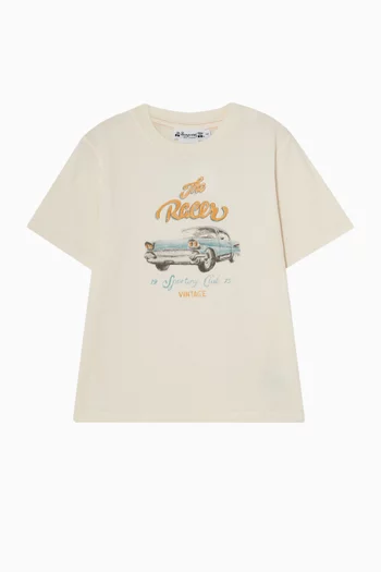 The Racer Graphic T-shirt in Cotton