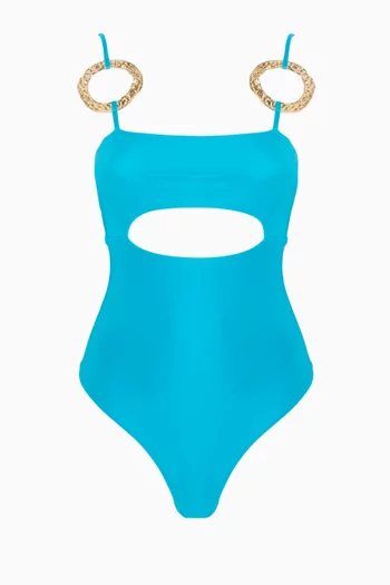 Coralina One-piece Swimsuit in Lurex Lycra