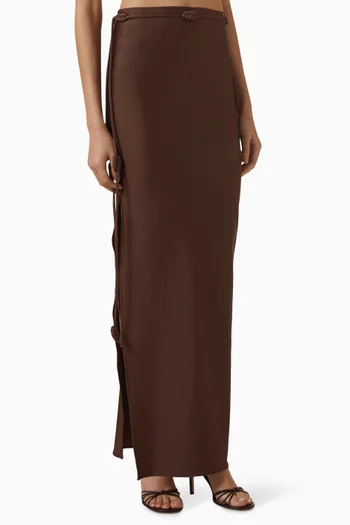 تنورة بيتايا بفتحة ليكرا وستان