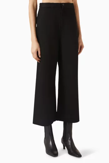Crop Wide-leg Pants