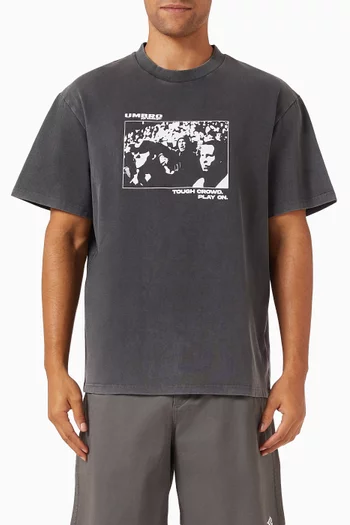 تي شيرت تاف كراود قطن جيرسيه أمونغست فيو × امبرو