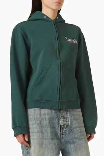 Typo Arabic Logo Hoodie in Dry Fleece