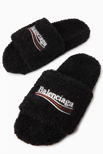 حذاء فري مفتوح من الخلف بمقدمة مفتوحة