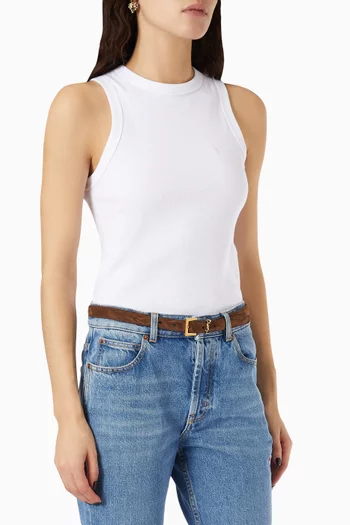 Cassandre Tank Top in Rib-jersey