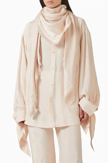 BB Scarf in Silk-twill