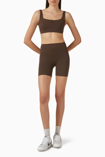 Matte Scoop Neck Bra