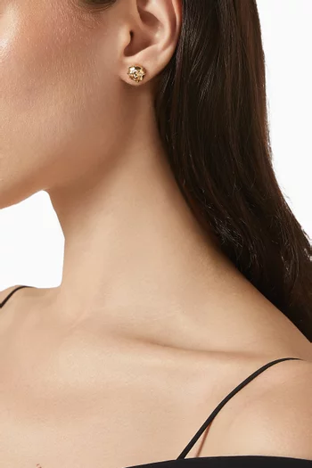 أقراط بيبي ريتشيو مرصعة بالماس ذهب عيار 9