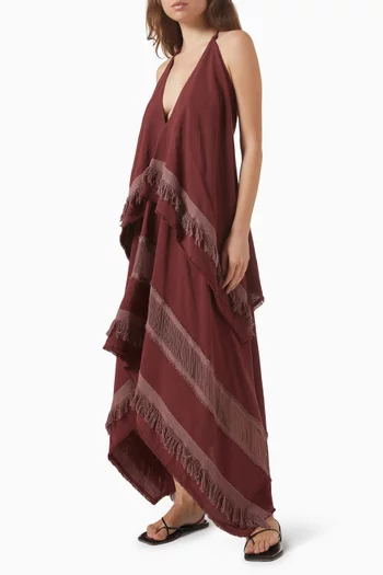 فستان كوا بحمالة حول الرقبة