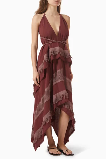 فستان كوا بحمالة حول الرقبة