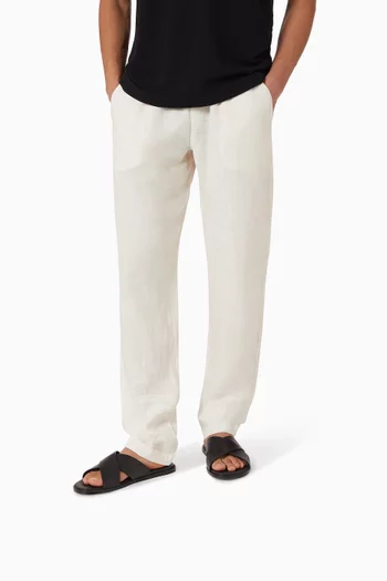 Blak Sandals in Leather