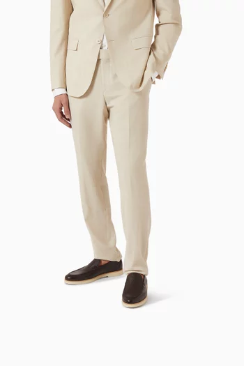 حذاء سهل الارتداء كالبي جلد