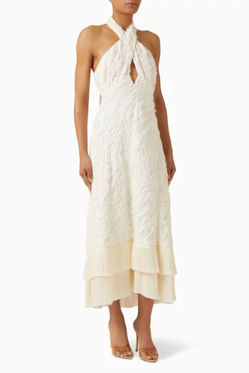 فستان أمبروسيو بحمالات حول الرقبة