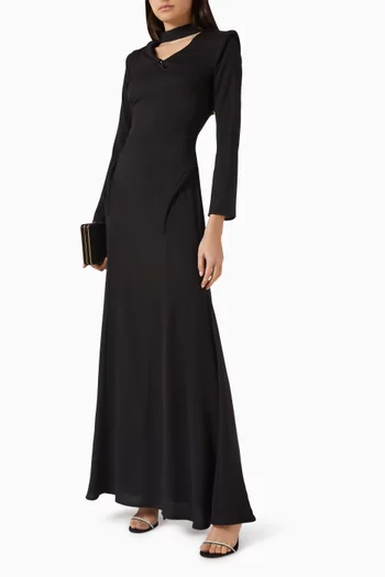 Bead-embellished Maxi Dress