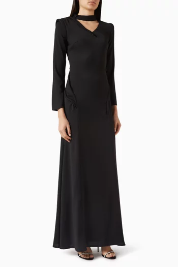 Bead-embellished Maxi Dress