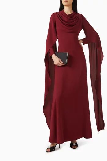 Cowl Neck Maxi Dress