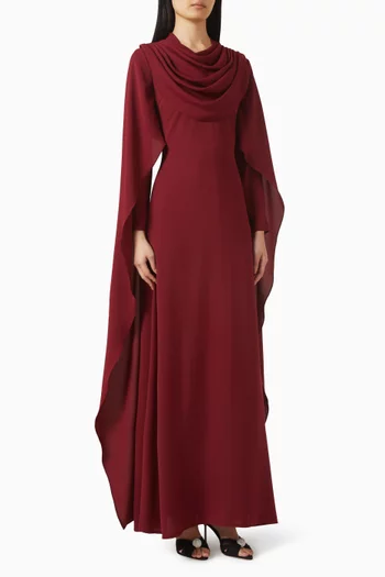 Cowl Neck Maxi Dress