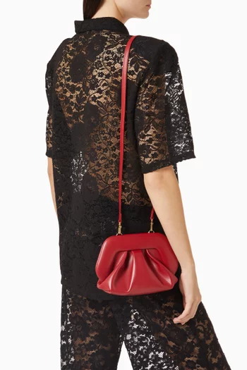 Small Bios Clutch in Faux Leather