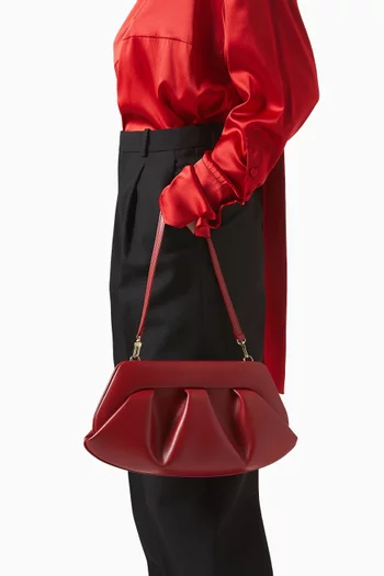 Bios Baguette Clutch Bag in Faux Leather