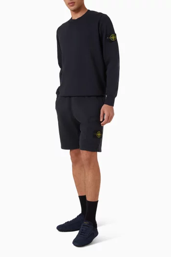 سويت شيرت بشعار الماركة صوف قطني