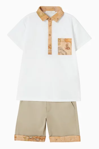 Map-print Bermuda Shorts