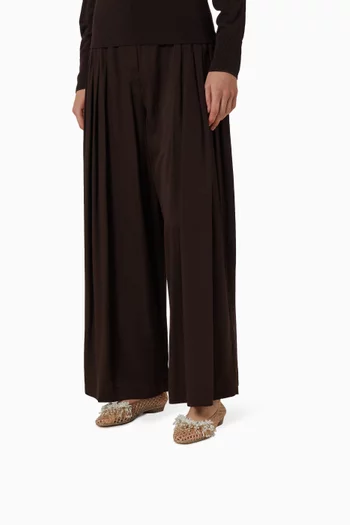 حذاء باليرينا ديمي بكعب مسطح جيلي مطاطي