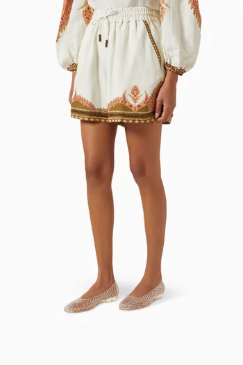 حذاء باليرينا ألور بكعب مسطح جيلي مطاطي