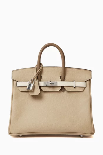 Unused Birkin 25 Bag in Epsom Leather