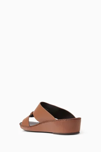 Quadratura Cuerno Sandals in Deercalf