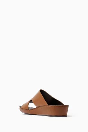 Piega Cucire Sandals in Nappa Leather