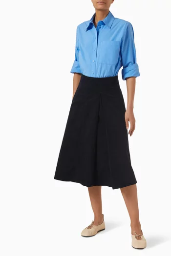 قميص قطن بيما بقصة ضيقة