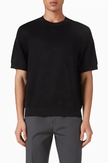 تي شيرت قماش منسوج بوجهين