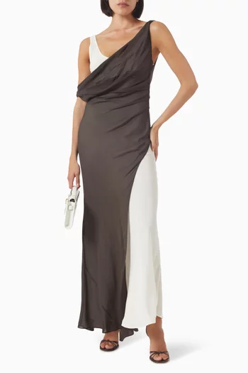 Augustin Asymmetrical Maxi Dress
