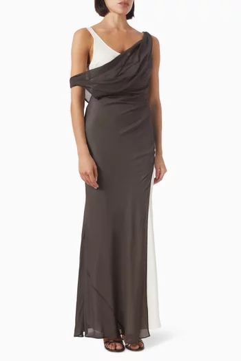 Augustin Asymmetrical Maxi Dress
