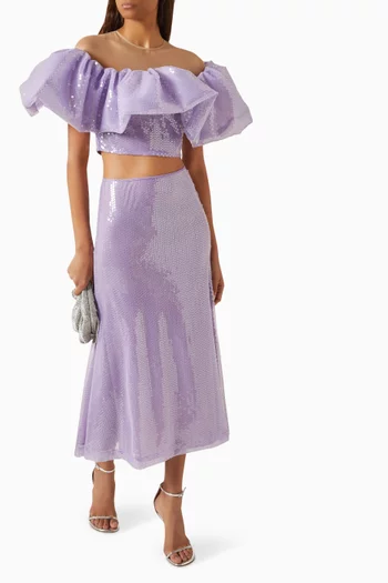 Sequin-embellished Top