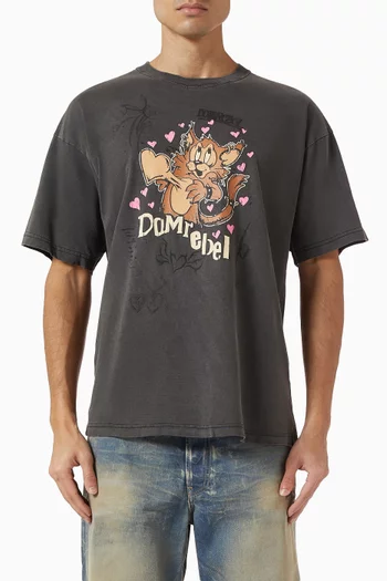 Bloom Faded T-shirt in Cotton-jersey