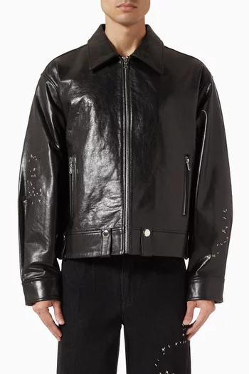 Contrarian Jacket in Leather